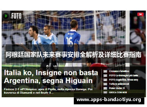 阿根廷国家队未来赛事安排全解析及详细比赛指南